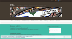 Desktop Screenshot of papanc.org